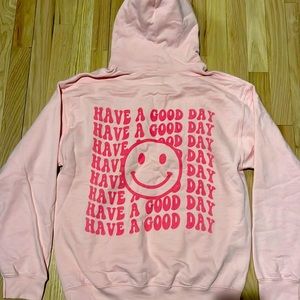 have a good day smiley face preppy sweatshirt!